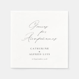 Gracias por Acompainarnos Nuestra Boda 結婚's スタンダードカクテルナプキン