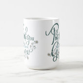 gracias por ayudarme a crecer モーフィングマグカップ (中央)