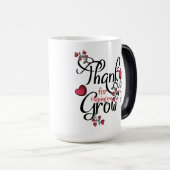 Gracias por ayudarme a crecer モーフィングマグカップ (正面右)