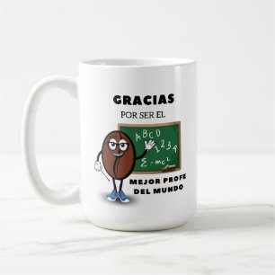 Gracias Por Ser El Mejor Profe Del Mundo (スペインの) コーヒーマグカップ