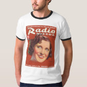 Gracieアレンのラジオの鏡Magカバー1936年 Tシャツ (正面)