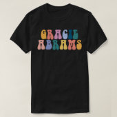 Gracie Abrams Vibes  Sticker Tシャツ (デザイン正面)