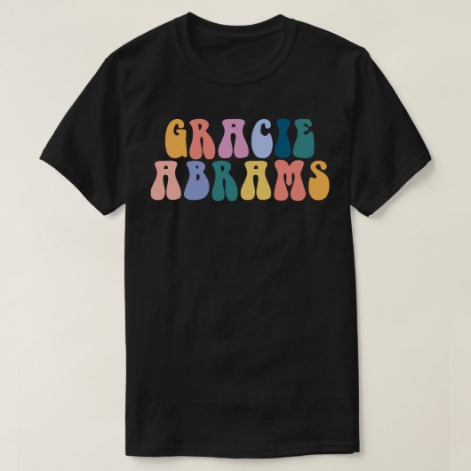 Gracie Abrams Vibes Sticker Tシャツ (デザイン正面)