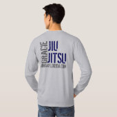 Gracie Jiu-Jitsu Tシャツ (裏面フル)