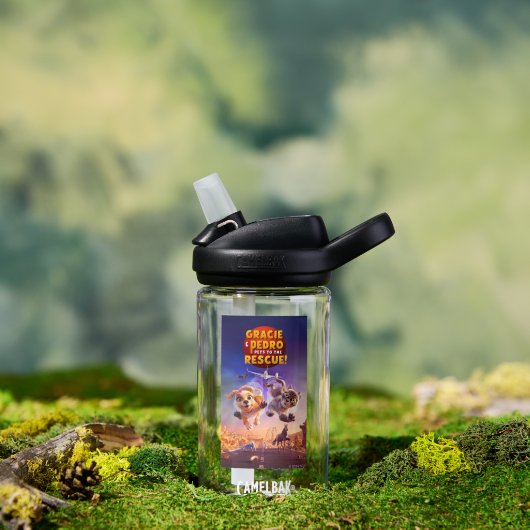 Gracie & Pedro：救出のためのペット！ ウォーターボトル (アウトドア)