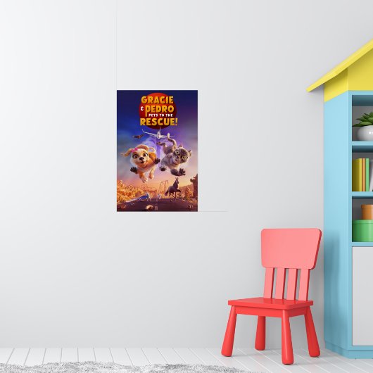 Gracie & Pedro：救出のためのペット！ ポスター (子ども部屋1)