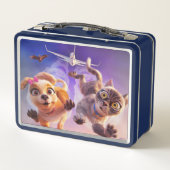 Gracie & Pedro:救出のためのペット! メタルランチボックス (裏面)