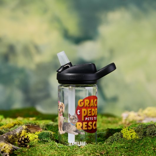 Gracie & Pedro Dynamic Duo ウォーターボトル (アウトドア)