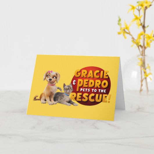 Gracie & Pedro Dynamic Duo カード (黄色い花)