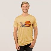 Gracie & Pedro Dynamic Duo トライブレンドＴシャツ (正面全面)