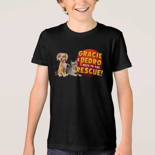 Gracie & Pedro Dynamic Duo トライブレンドＴシャツ (正面)