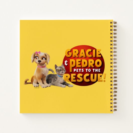 Gracie & Pedro Dynamic Duo ノートブック (裏面)