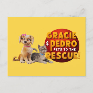 Gracie & Pedro Dynamic Duo ポストカード