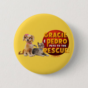 Gracie & Pedro Dynamic Duo 缶バッジ