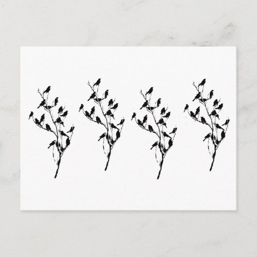 Grackleの影 ポストカード (正面)