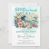 GRADオンボードトロピカルサーフィン卒業パーティー 招待状 (正面)