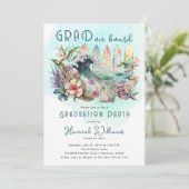 GRADオンボードトロピカルサーフィン卒業パーティー 招待状 (スタンド正面)