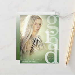 GRADオーバーレイ予算グリーン卒業発表