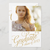 GRADガーリー |卒業パーティー招待状 招待状 (正面/裏面)