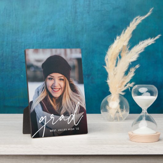 Gradスクリプトオーバーレイ |卒業写真（縦） フォトプラーク (側面)
