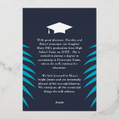 Gradフォトコラージュのお知らせ 箔招待状 (裏面)