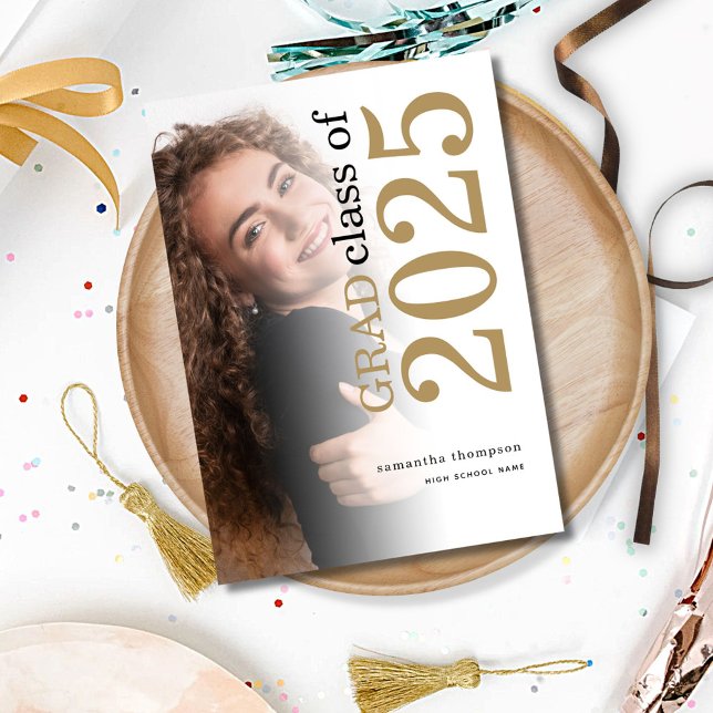 Gradフォト金ゴールドブラック2025卒業発表 (クリエイターアップロード済み)