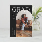 GRADブラックアーチ卒業発表 サンキューカード (スタンド正面)