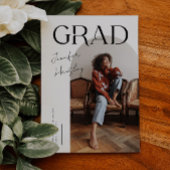 GRADホワイトアーチ卒業発表 サンキューカード