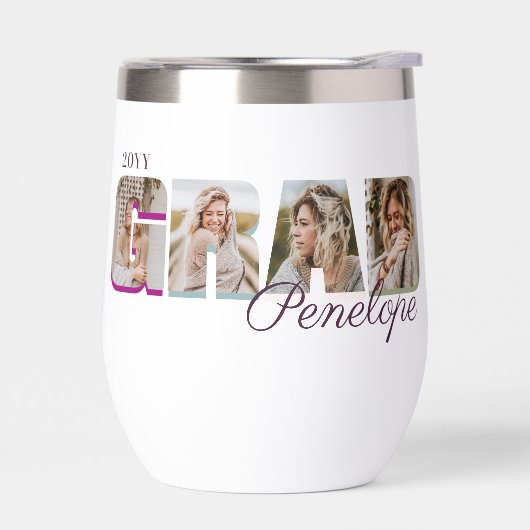 GRAD型はっきりした大学院4枚名前をカスタムする (左面)