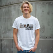 GRAD型はっきりした大学院4枚名前をカスタムする トライブレンドTシャツ