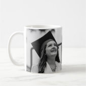 Grad手書き金ゴールド写真 コーヒーマグカップ (左)