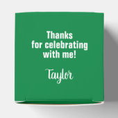 GRAD白緑の卒業式パーティー フェイバーボックス (上部)