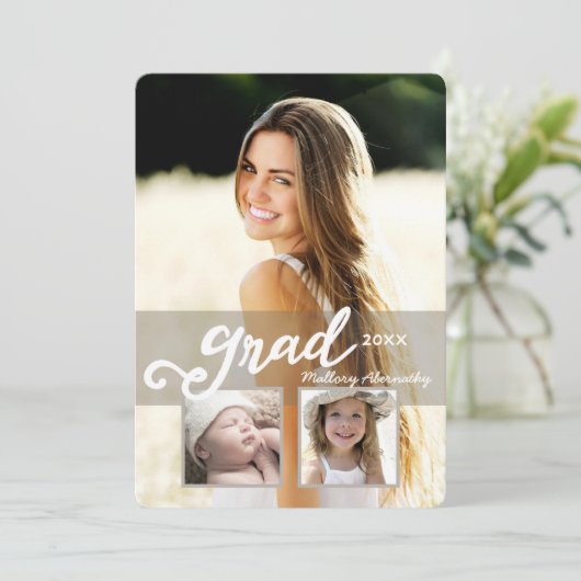 Grad2016女モダン子卒業発表 招待状 (スタンド正面)