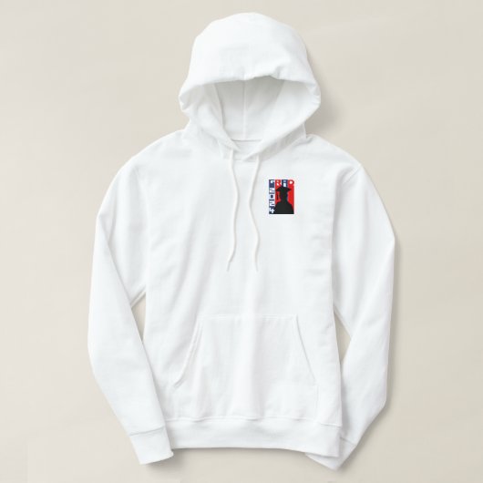 Grad2024の祝キャップされた男性 パーカ (デザイン正面)