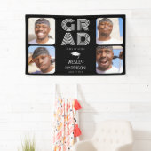 GRAD モダン4xフォトコラージュ卒業生 横断幕 (インサイチュ)