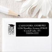 GRAD モダン Cap & Year Black and White Gradation ラベル (インサイチュ)