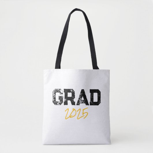 GRAD 2025スクールカラーズ上級おもしろい トートバッグ (正面)