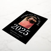 Grad 2025 Arch Photo Silver Foil発表 箔招待状 (回転した状態)