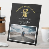 **GRAD 2026 クラスの写真 卒業パーティ** 台座サイン (インサイチュ)