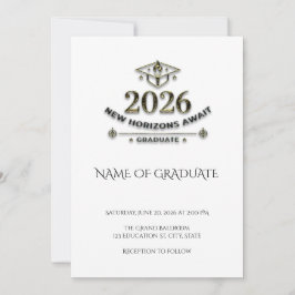 Grad 2026 Gold | Graduación Oro 2026 招待状