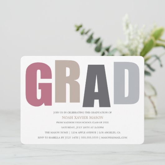 GRAD 2 招待状 (スタンド正面)