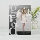 GRAD Arch写真グラデーション卒業発表 サンキューカード (スタンド正面)