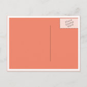 Grad Bohemian Hat Coral日付写真を保存 案内ポストカード (裏面)