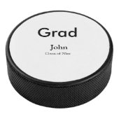 grad boy add nameおめでとう日付年文字 アイスホッケーパック (3/4)