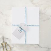 grad boy add nameおめでとう日付年文字 ギフトタグ (より糸付き)