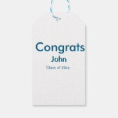 grad boy add nameおめでとう日付年文字 ギフトタグ (裏面)