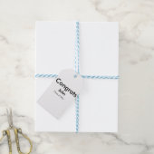 grad boy add nameおめでとう日付年文字 ギフトタグ (より糸付き)