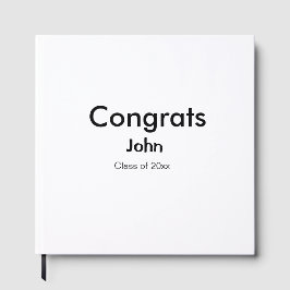 grad boy add nameおめでとう日付年文字 ゲストブック