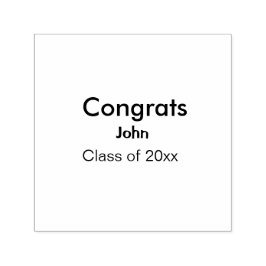 grad boy add nameおめでとう日付年文字 セルフインキングスタンプ