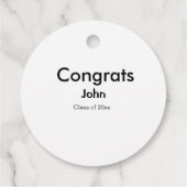 grad boy add nameおめでとう日付年文字 フェイバータグ (裏面)